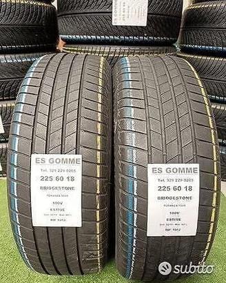2 gomme 225 60 18 BRIDGESTONE RIF1052