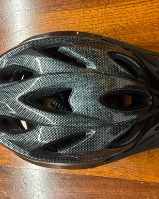 Casco bici + occhiali sport uomo nero carbonio