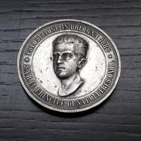 ARGENTO medaglia JOHNSON Esposizione BOLOGNA 1888