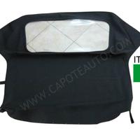 Capote originale Fiat Barchetta pvc nero con zip