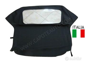 Capote originale Fiat Barchetta pvc nero con zip