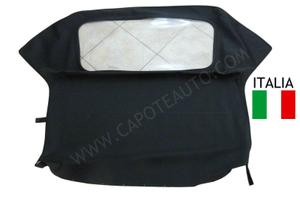 Capote originale Fiat Barchetta pvc nero con zip