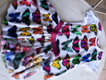 Completo desigual gonna maglia 7 8 9 bambina