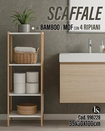 Scaffale in bambu