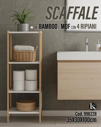 Scaffale in bambu