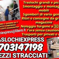 TRASLOCHI BOLOGNA Sgomberi Noleggio MONTAGGIO MOBI