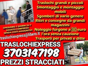 TRASLOCHI BOLOGNA Sgomberi Noleggio MONTAGGIO MOBI