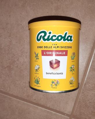 scatola in latta ricola