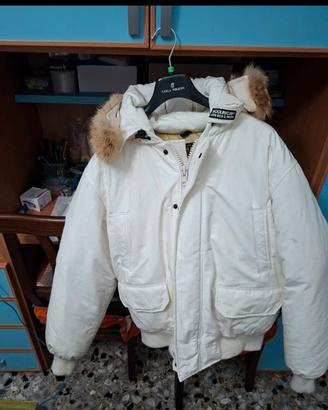 giubbotto bianco woolrich 