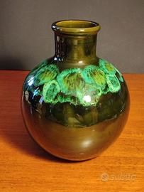 Vaso tondo decorativo in ceramica