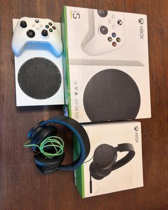 Xbox Series S 512GB + cuffie Xbox originali