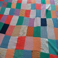 Coperta patchwork fatta a mano