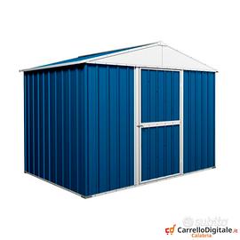 Box baracca lamiera Acciaio 275x175cm blu