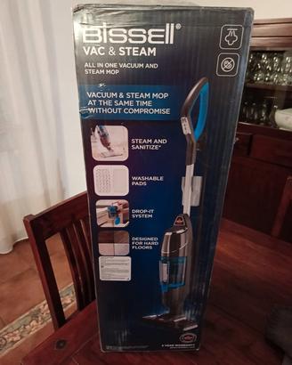 BISSELL Vac & Steam Titanium – Aspirapolvere + Lav