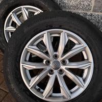Vendi cerchi  originali audi e gomme invernali