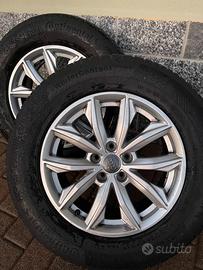 Vendi cerchi  originali audi e gomme invernali