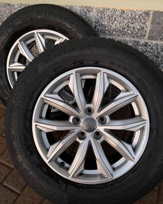 Vendi cerchi  originali audi e gomme invernali