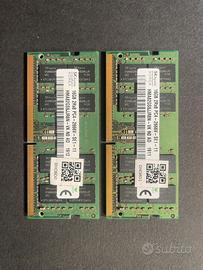 2x RAM DDR4 16GB per Laptop/Notebook