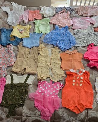  vestiti bimba taglia 0-6 mesi