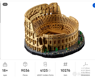 LEGO Colosseo 10276 MISB