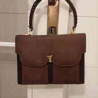 borsetta originale anni 50 pelle con inserti di re