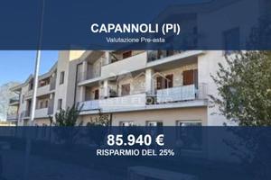 Immobile in asta di 84 m² con box auto a Capannoli