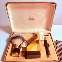 Set da barba Acca Kappa vintage placcati oro 24k