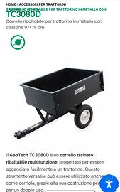 Geotech TC3080D carrello