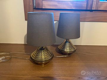 Coppia abat jour lampade vintae