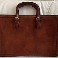 Ventiquattrore Vintage FURLA Pelle Marrone Cuoio