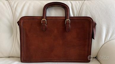 Ventiquattrore Vintage FURLA Pelle Marrone Cuoio