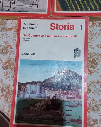 Libri storia scuole medie anni ' 70