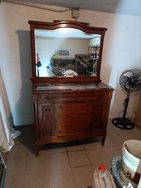 mobile con piano in marmo 