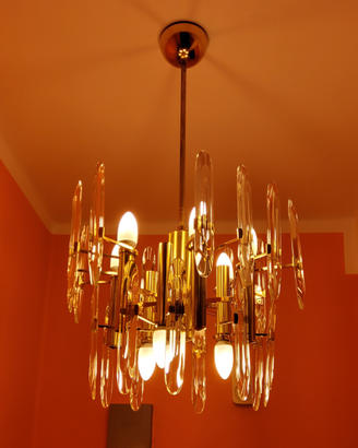 Lampadario e 2 applique da parete, di G. Sciolari