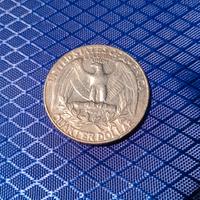 un quarto di dollaro del 1974.