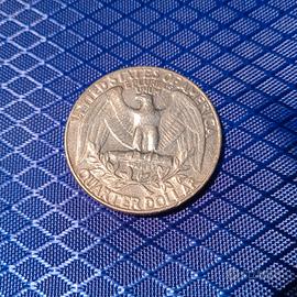 un quarto di dollaro del 1974.