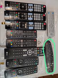 Telecomandi vari modelli per TV LG, Sony, Panasoni