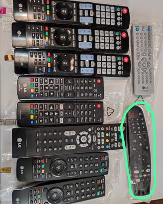 Telecomandi vari modelli per TV LG, Sony, Panasoni
