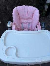 Seggiolone Peg-Pérego Prima Pappa Diner rosa