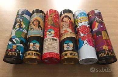 Scatole di latta Fernet Branca