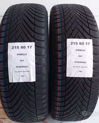 2 gomme 215 60 17 pirelli a764