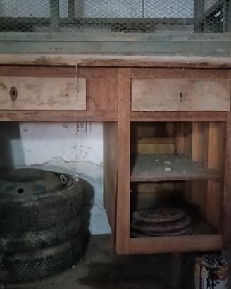banco da lavoro vintage, da ristrutturare 