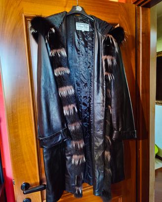 Cappotto in pelle