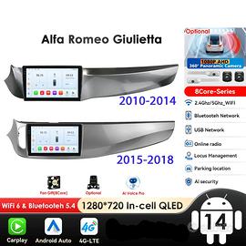 Autoradio carplay Alfa Romeo Giulietta 2010-2018