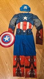 Costume di carnevale Capitan America 