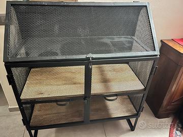 VETRINA ARMADIO *INDUSTRIAL STYLE* 102x45 H120