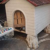 cuccia per cani in cemento 