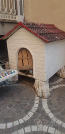 cuccia per cani in cemento 