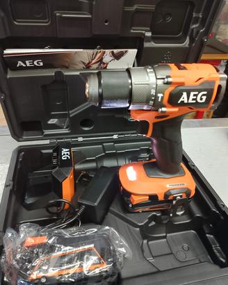 Trapano avvitatore a percussione AEG 18w Brushels 