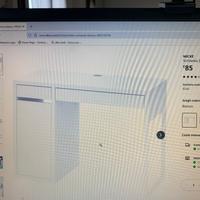 SET SCRIVANIA E CASSETTIERA MICKE (IKEA)